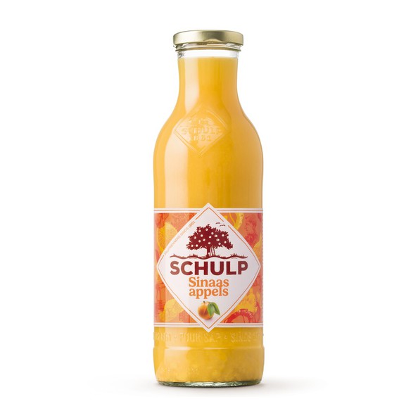 Schulp ambachtelijke sinaasappelsap fles (6x 0.75 liter)