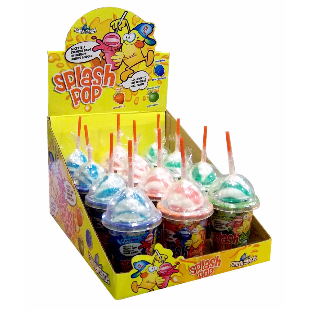 Funny Candy Splash pop (12x 72gr)