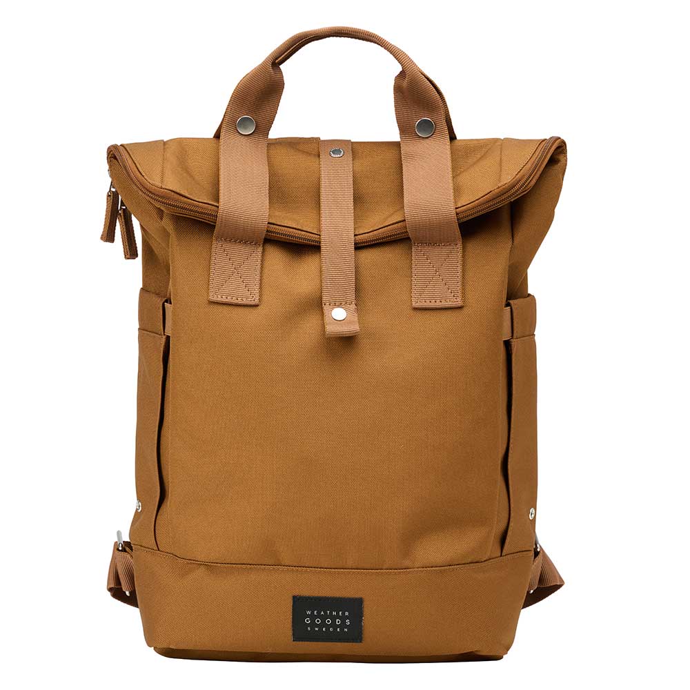 Weathergoods Sweden rugtas city bikepack toffee
