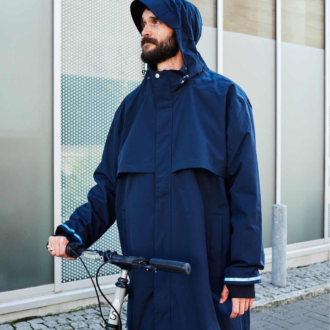 Weathergoods Sweden regenjas imbris navy s