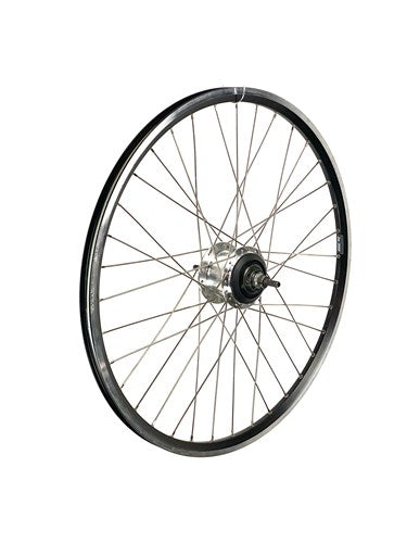 Exus Achterwiel 26x1.75 zwart geslepen n 8 rb zac2000
