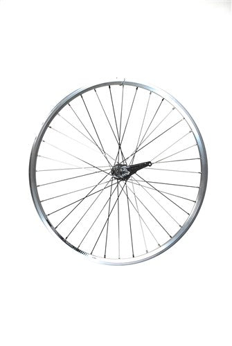 Shimano Achterwiel 28 inch 622 zilver remnaaf 13 dubbelwandig