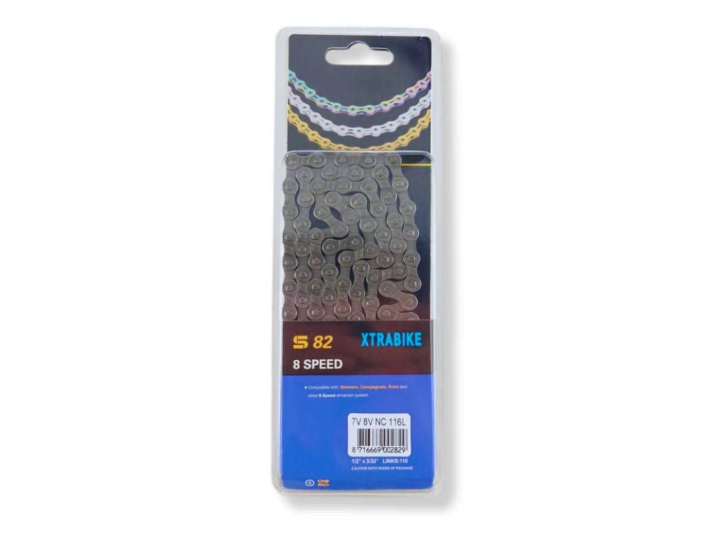 Xtrabike Ketting 7v 8v nc 116l