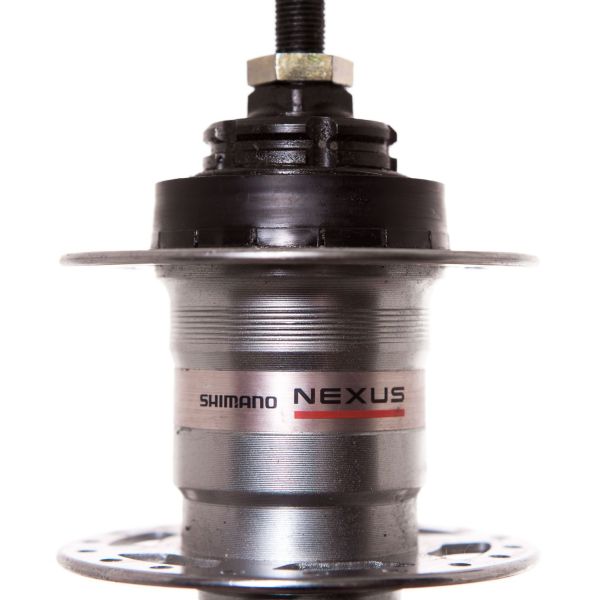 WSB Versnellingsnaaf shimano nexus 3 sg-3r40 v-brake rollerbrake - 36 gaats - zilver
