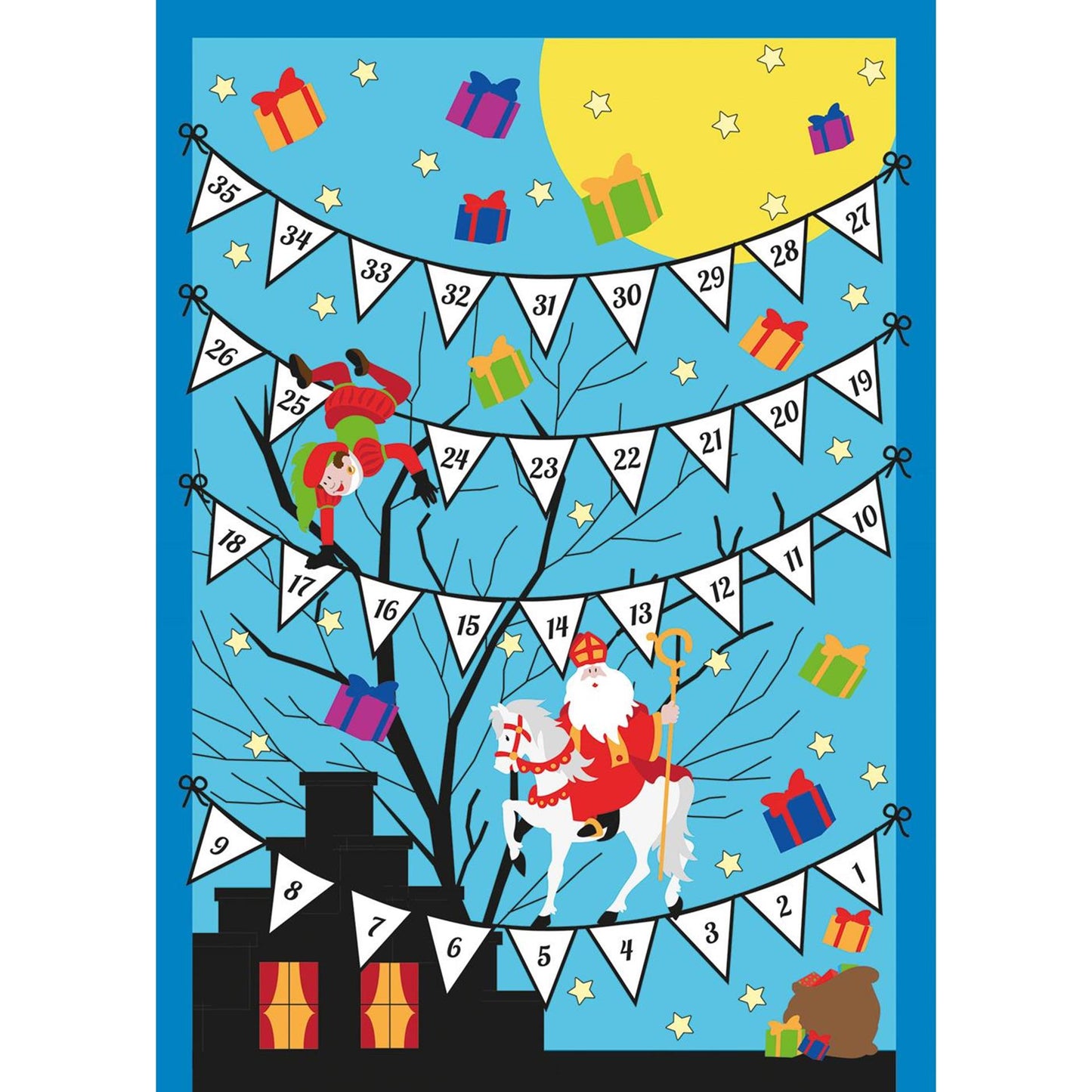 Sinterklaas aftelkalender Welkom Sint