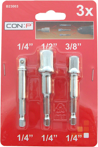 CON:P adaptorset 3dlg - b23003