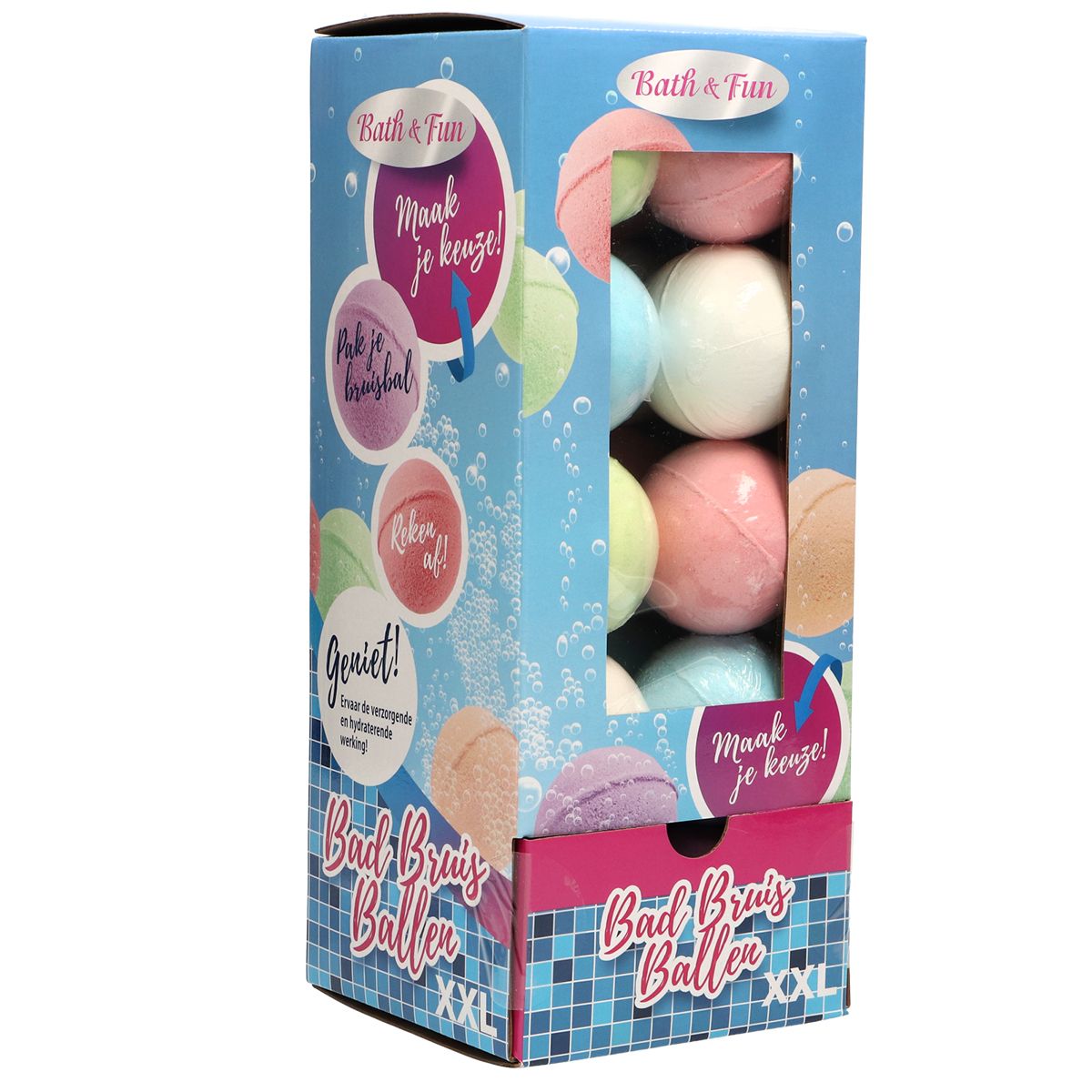 JVDL Badbruisballen koker 160gr. 20 stuks