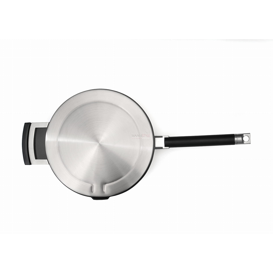 Imp Berghoff neo sauteerpan met deksel afneembaar handvat keramisch zwart ø24cm