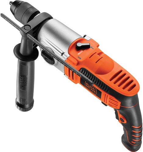 Black+Decker kr8542k 850w klopboormachine in koffer | zijhandgreep | dieptestop | koffer - kr8542k-qs