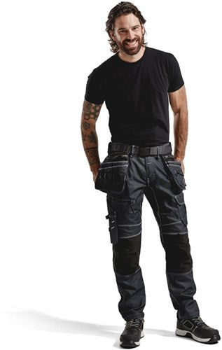 Blåkläder werkbroek denim stretch x1900 19901141 | zwart | maat c156 - 7330509532102