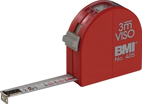 BMI rolbandmaat | lengte 3 m | breedte 16 mm | eg ii polyamide controlevenster | 1 stuk - 405341020 - 405341020
