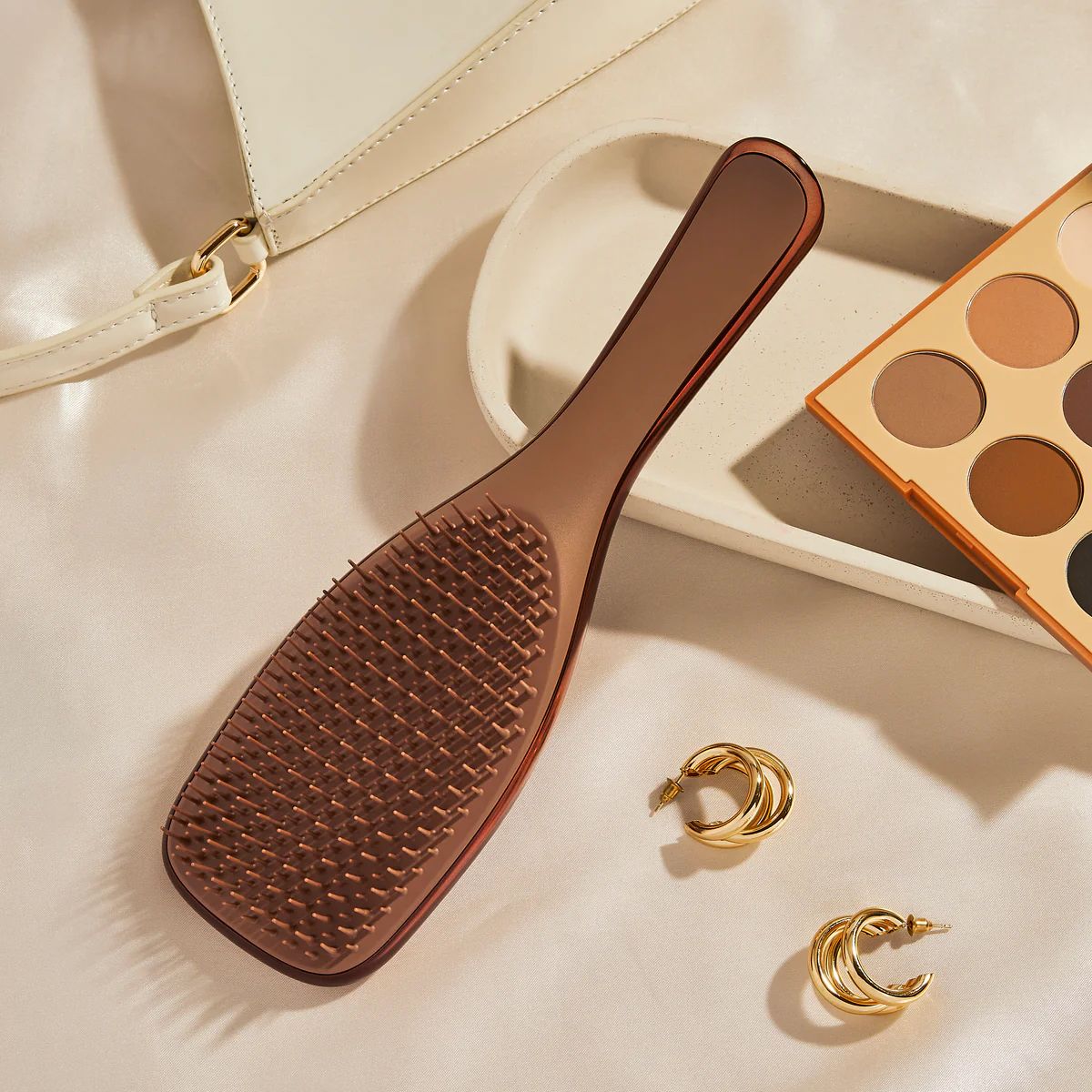 Tangle Teezer the ultimate detangler chrome chocolate bronze