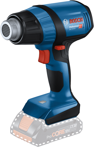 Bosch Blauw ghg 18v-50 professional accu-heteluchtpistool | 18 v | 300 - 500 °c | l-boxx | zonder accu's en lader - 06012a6501