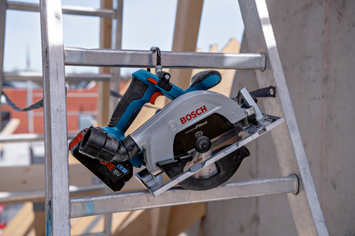 Bosch Blauw gks 18v-57-2 accu-cirkelzaag | 165 mm | excl. accu's en lader | in l-boxx - 06016c1201