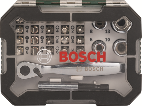 Bosch Accessoires Grs bosch mini bit ratelset 26dlg