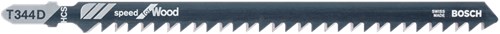 Bosch Accessoires 5x speed voor hout decoupeerzaagblad t344d - 2608633a34