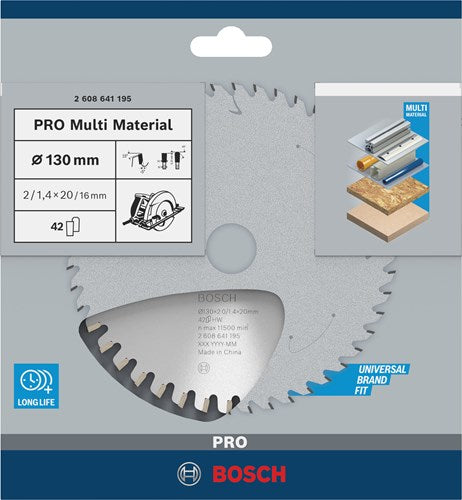 Bosch Accessoires Cirkzb multi 130x20 16x2 42t tr-f