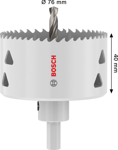 Bosch Accessoires expert sheet metal-gatzaag met as | 76 x 40 mm - 2608594527