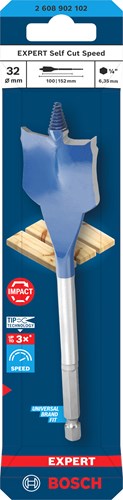 Bosch Accessoires expert speedboor self cut speed | zeskantschacht | 32 x 152 mm - 2608902102