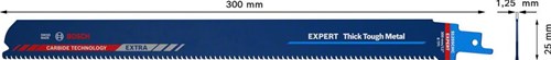 Bosch Accessoires expert ‘thick tough metal’ s 1255 chc reciprozaagblad 10-delig - 1 stuk(s) - 2608900372