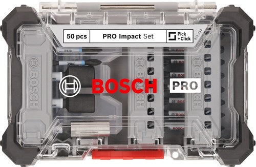 Bosch Accessoires pro impact schroefbitset | 50-delig - 2608521u89