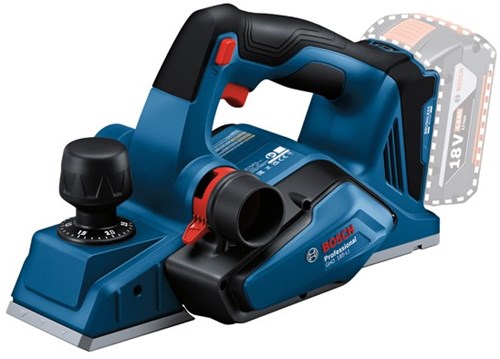 Bosch Blauw gho 18v-26 professional | accu schaafmachine | excl. accu en lader | in doos - 06015b5001