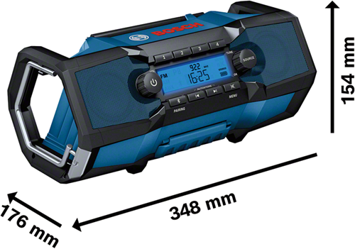 Bosch Blauw gpb 18v-2 c | bouwradio 18v | zonder accu's lader - 06014a3000
