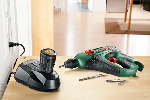 Bosch Groen uneo 12v li-ion accu boorhamer set in koffer met 1 x 2,5ah accu - 060398400d