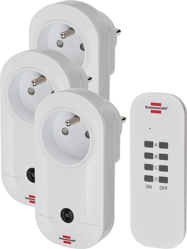 Brennenstuhl comfort-line radiografisch bediende schakelaarset | rc ce1 3001 fr - 1507041