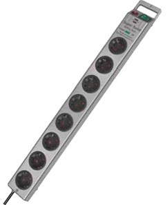 Brennenstuhl stekkerdoos | 8 gats | 63 cm | 2,5 m | zilver | 1153340318 - 1153340318