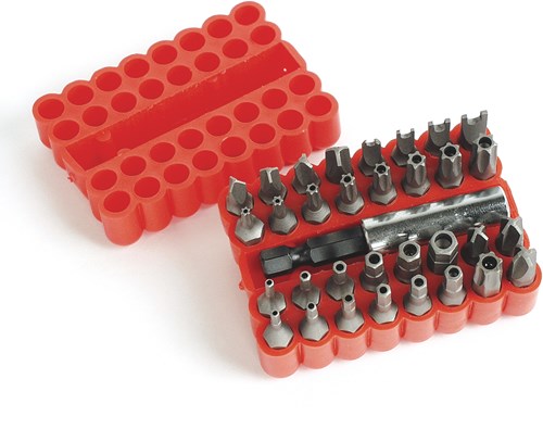 Brüder Mannesmann bitset in houder 33 dlg (hobby) - 297-33