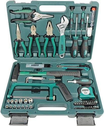 Brüder Mannesmann gereedschapkoffer 74 dlg (hobby) - 29074