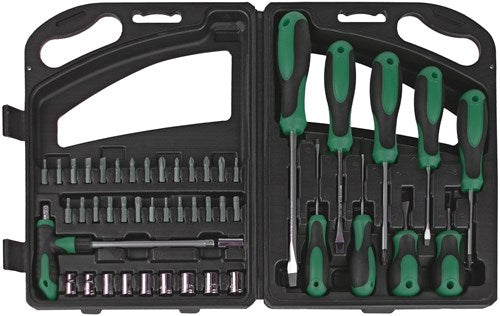 Brüder Mannesmann schroevendraaier- bit- dopset 47 dlg (hobby) - 11247