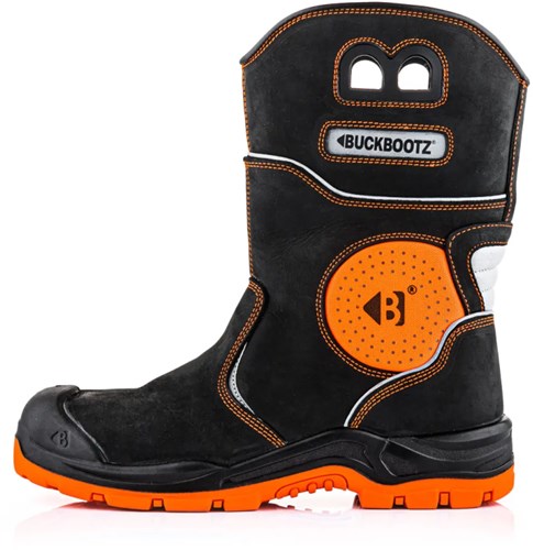 Buckbootz werklaars bviz5orbk s7s | zwart oranje | maat 40 - 5055138008386