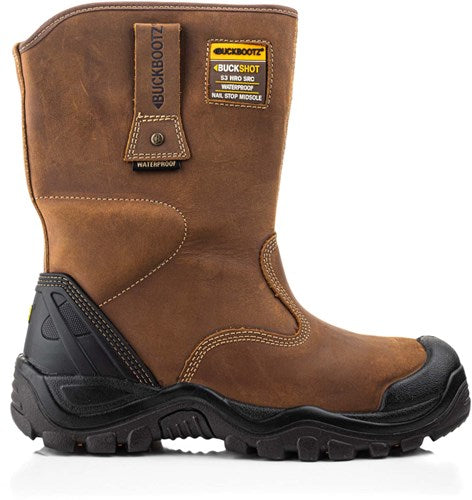 Buckbootz werkschoen buckshot werklaars bsh010 s3 | zwart | maat 46 - 00.176.069.46