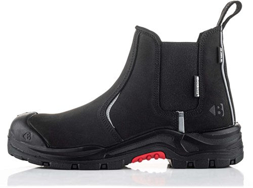 Buckbootz werkschoen nubuckz instapper nkz101blk s3s 2.0 | zwart | maat 45 - 5055138022986