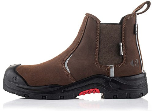 Buckbootz werkschoen nubuckz instapper nkz101brn s3s 2.0 | bruin | maat 45 - 5055138022900