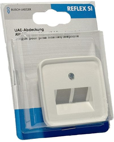 Busch Jaeger wit afdekplaat utp dubbel - 4695580