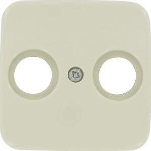 Busch Jaeger Bush jaeger inzetplaat coax creme bush jaeger 4692110