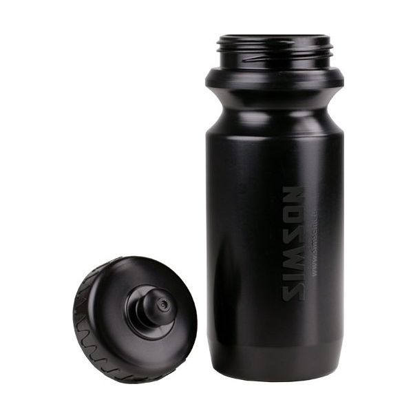 Simson Bidon zwart 600ml verpakt