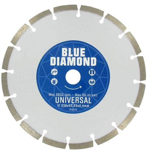 Carat blue diamond diamantdroogzaag ø125x22.23mm, type universeel. - cebd125310