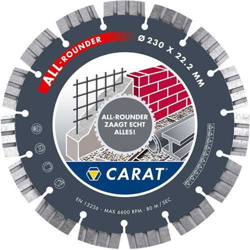 Carat laser universeel brilliant, type all-rounder ø230x22.23mm - ceb2303015