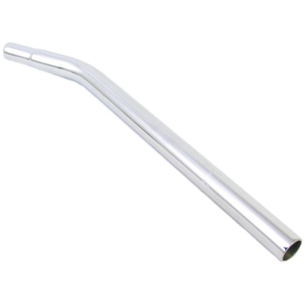 Hulzebos Cycle Parts B.V. Zadelpen freestyle ø25,4 mm 360 mm gebogen staal - zilver