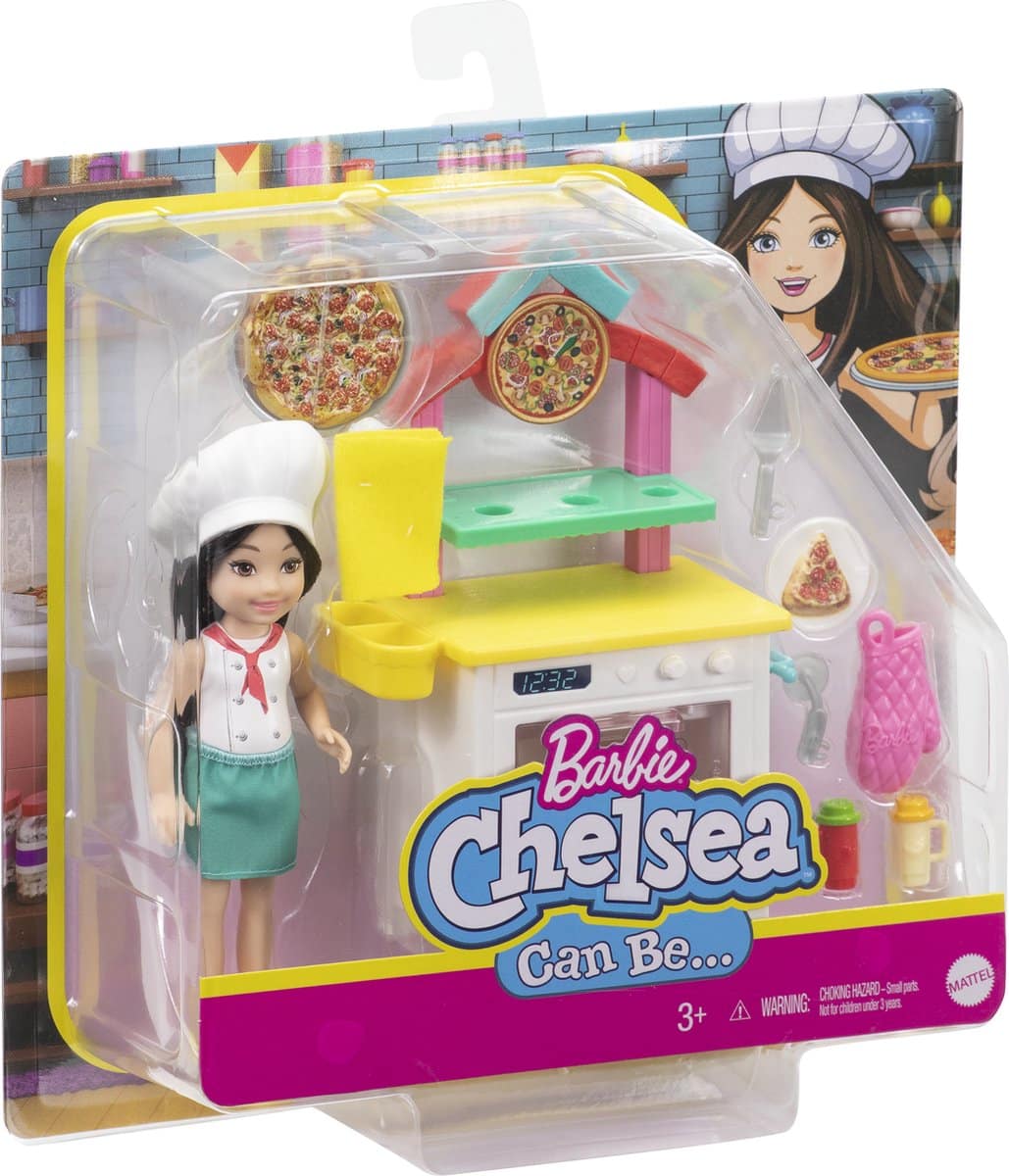 Otto Simon Barbie chelsea tienerpopje can be pizzabakker chelsea speelset