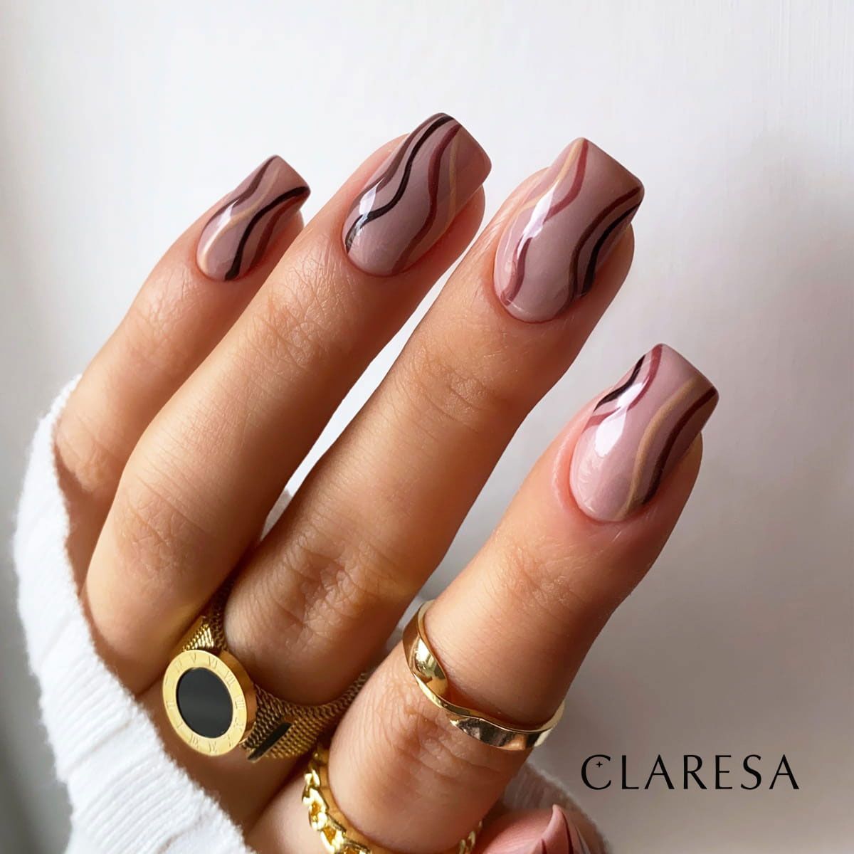 Claresa uv led gellak 5ml brown 304 take me to the river