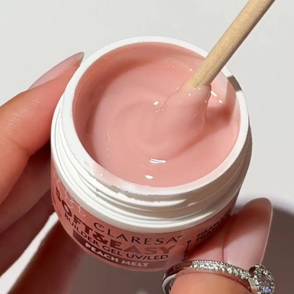 Claresa keratine soft easy builder gel peach melt 45gr.