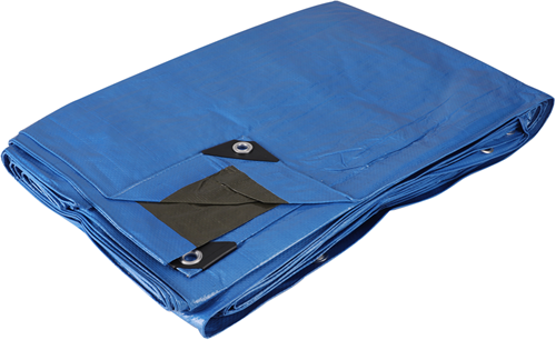 Copenhagen Pro dekzeil | middel | 100 gr | 6 x 8 m | met hoekversteviging | blauw groen - 23.621.02