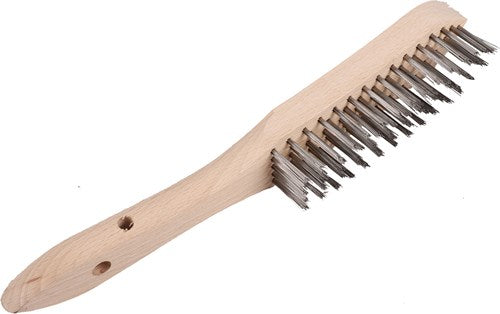 Copenhagen Pro staalborstel - gietstaal - 5 rijen - fsc houten handvat - 23.550.05