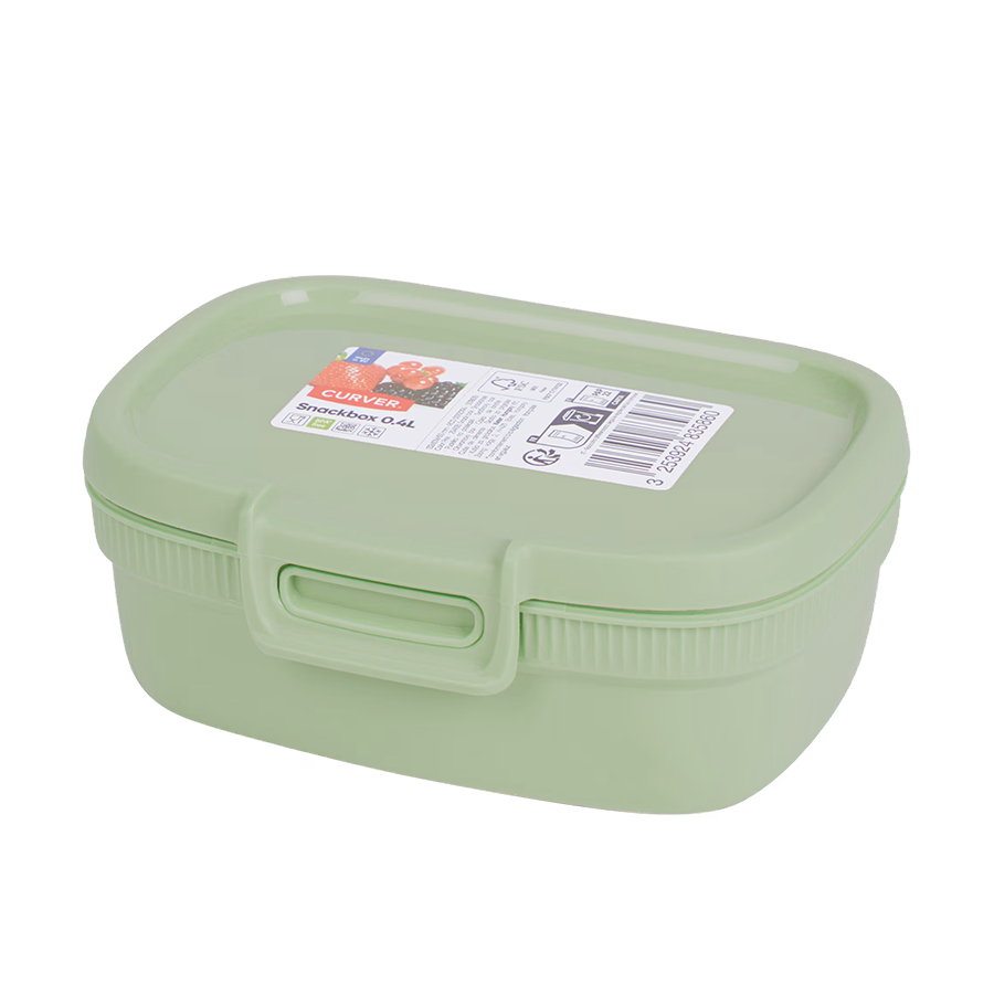 Pic Curver snackbox 0,4 liter groen 10x13x5cm