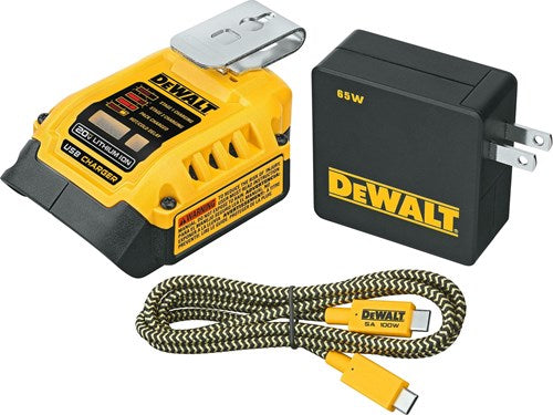 DeWalt 18v xr usb laadadapter - dcb094k-qw - dcb094k-qw